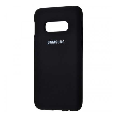 Чехол Silicone Cover для Samsung Galaxy S10 (full protective) Black в Фианит-Ломбард
