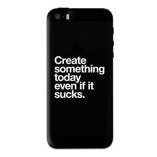 Чехол СМАКС Create something today для Apple iPhone 5/5S/SE в Фианит-Ломбард