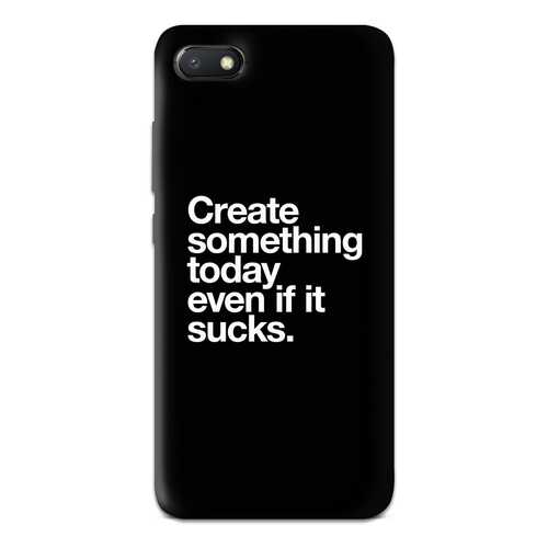 Чехол СМАКС Create something today для Xiaomi Redmi 6a (2018) в Фианит-Ломбард