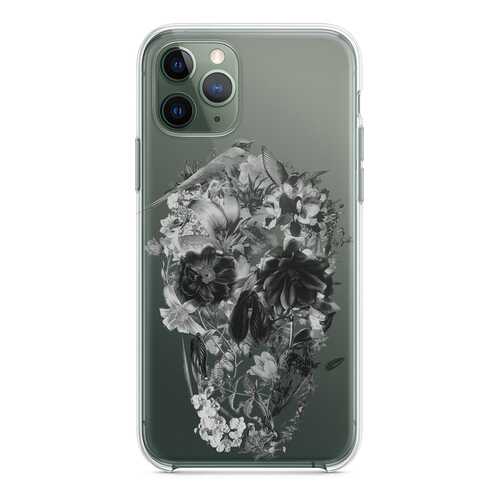 Чехол СМАКС Цветочный череп для Apple iPhone 11 Pro в Фианит-Ломбард