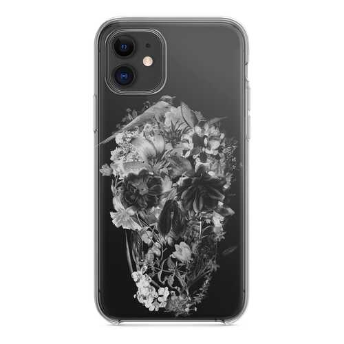 Чехол СМАКС Цветочный череп для Apple iPhone 11 в Фианит-Ломбард