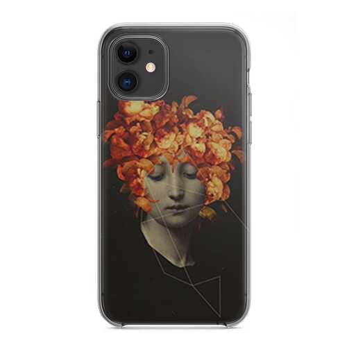 Чехол СМАКС Девушка с цветами на голове для Apple iPhone 11 Pro в Фианит-Ломбард