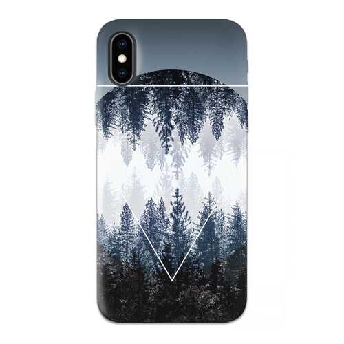 Чехол СМАКС Mirror Woods для Apple iPhone XS в Фианит-Ломбард