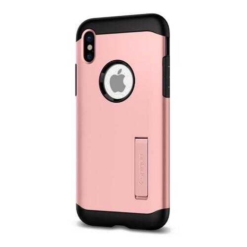 Чехол Spigen Slim Armor (057CS22139) для Apple iPhone X (Rose Gold) в Фианит-Ломбард