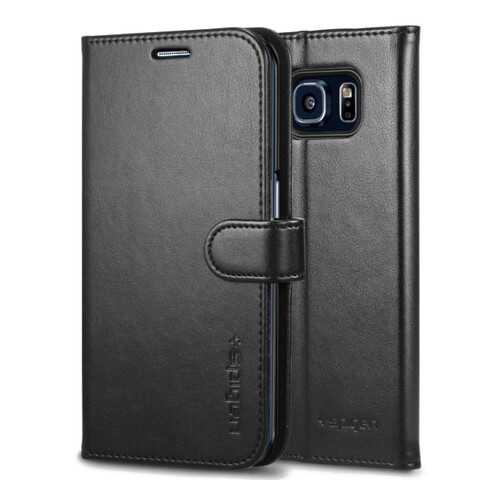 Чехол Spigen Wallet S для Samsung Galaxy S6 Edge Plus Black в Фианит-Ломбард