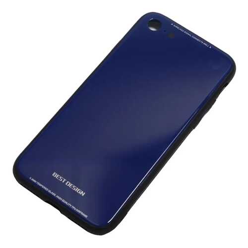 Чехол TFN для Iphone 8/7 Glass Blue в Фианит-Ломбард