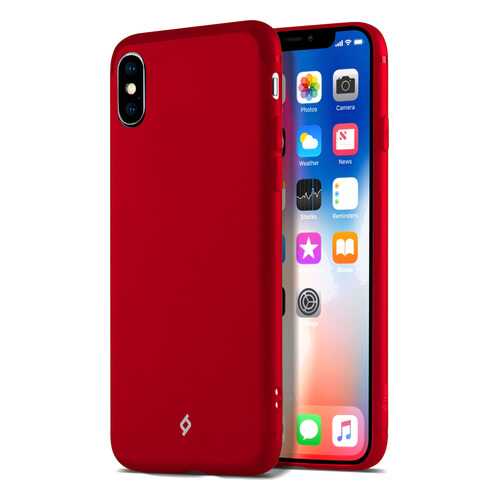 Чехол Ttec для Iphone X AirFlex Red в Фианит-Ломбард