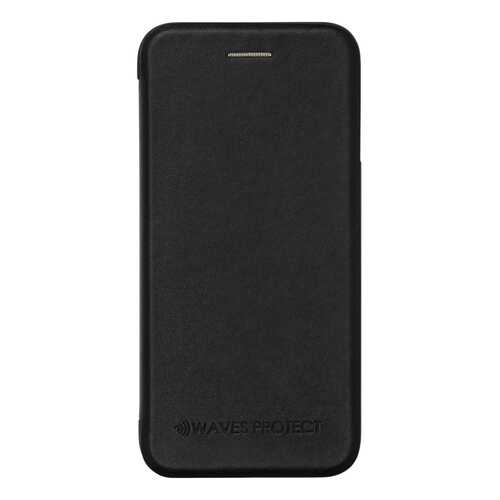 Чехол Waves Protect кожаный для iPhone 7, 8 black в Фианит-Ломбард