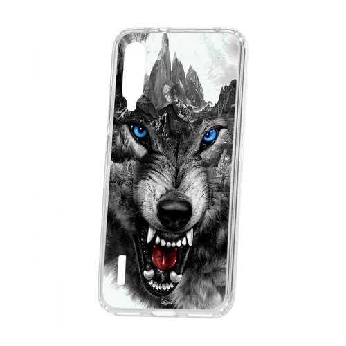 Чехол Xiaomi Mi A3 Kruche Print Волк в Фианит-Ломбард