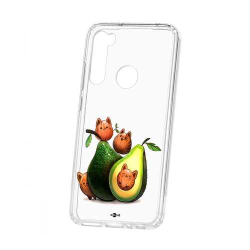 Чехол Xiaomi Redmi Note 8 Kruche Print Авокотики в Фианит-Ломбард