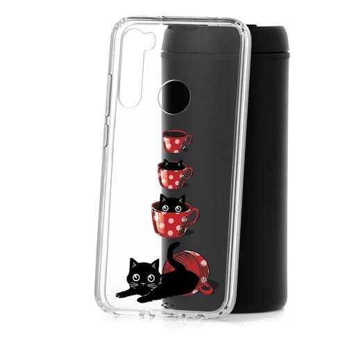 Чехол Xiaomi Redmi Note 8 Kruche Print Котенок в чашке в Фианит-Ломбард