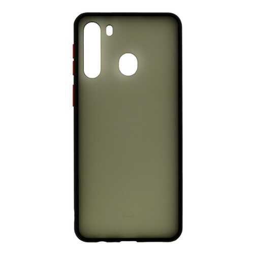 Чехол Zibelino Plastic Matte для Samsung Galaxy A21 (A215) Black в Фианит-Ломбард