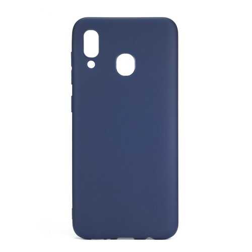 Чехол Zibelino Soft Matte для Samsung Galaxy A20/ Galaxy A30 Blue в Фианит-Ломбард
