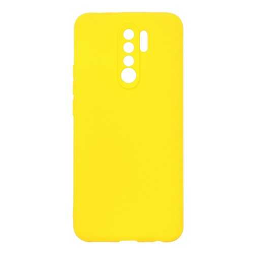 Чехол Zibelino Soft Matte для Xiaomi Redmi 9/ Сяоми Редми 9 (желтый) в Фианит-Ломбард