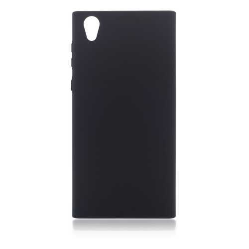 Четырёхсторонняя накладка Brosco Soft-touch для Sony Xperia L1, черная в Фианит-Ломбард