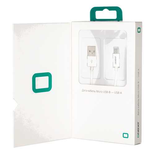 Дата-кабель ONEXT microUSB 1,2м White в Фианит-Ломбард