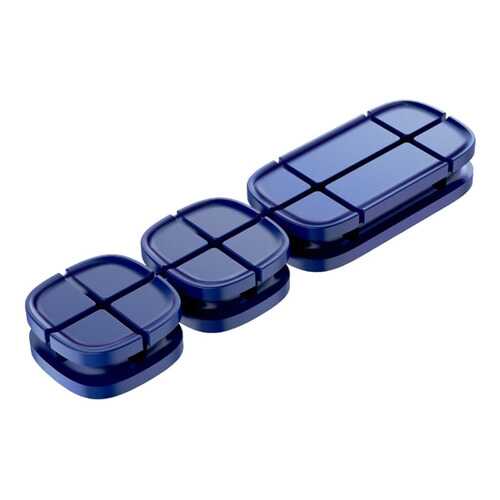 Держатель Baseus Cross Peas Cable Clip Blue в Фианит-Ломбард