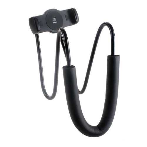 Держатель Baseus New Neck-Mounted Lazy Bracket Most of mobile devices 4-10 inch Black в Фианит-Ломбард