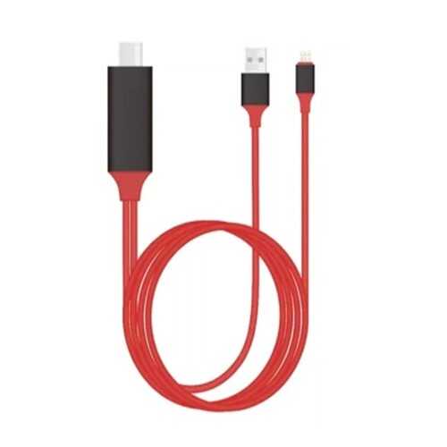 Кабель 2emarket для iPhone HDMI USB Red в Фианит-Ломбард