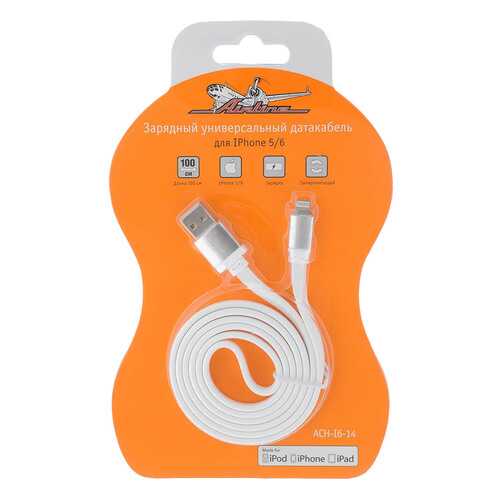 Кабель Airline ACH-I6-14 Lightning 1м White в Фианит-Ломбард