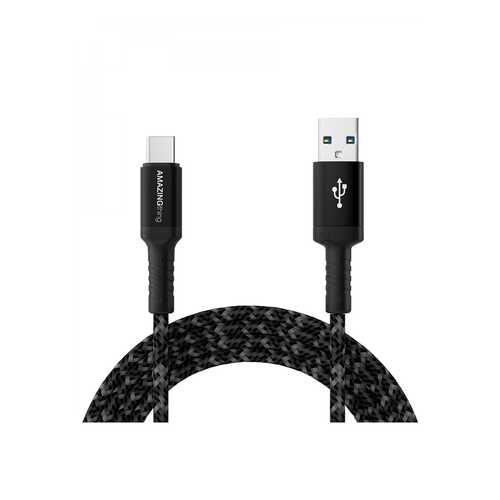 Кабель Amazingthing SupremeLink MFi Bullet Shield USB-Type-C Black 2.2m 3A в Фианит-Ломбард