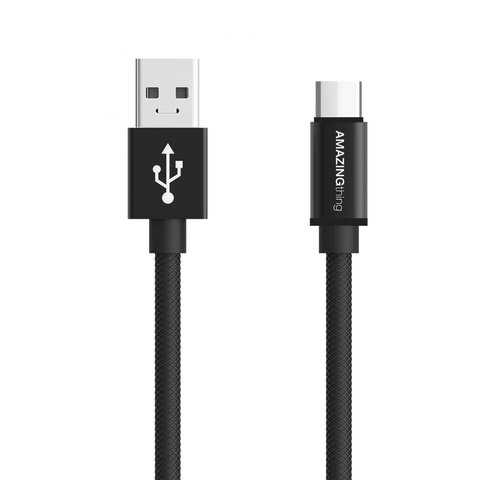 Кабель Amazingthing SupremeLink Ultimate Speed USB-Type-C Black 2m 3A в Фианит-Ломбард
