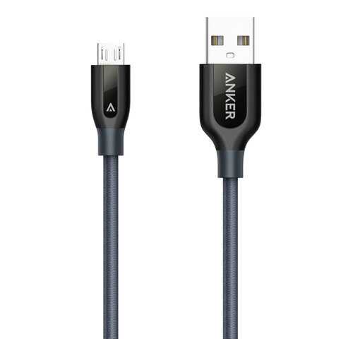 Кабель Anker Powerline+ Micro USB (90 см) Gray with Offline Packaging V3 with Pouch в Фианит-Ломбард