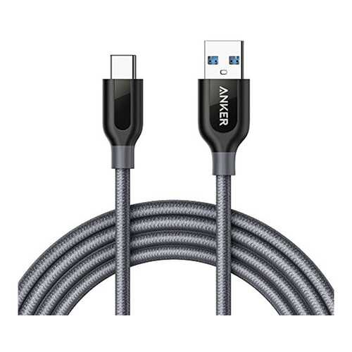 Кабель Anker Powerline Type-C 0,9м Grey (A8168HA1) в Фианит-Ломбард