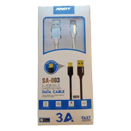 Кабель ANSTY SA-003 USB - MICRO USB 3A 1 метр в Фианит-Ломбард