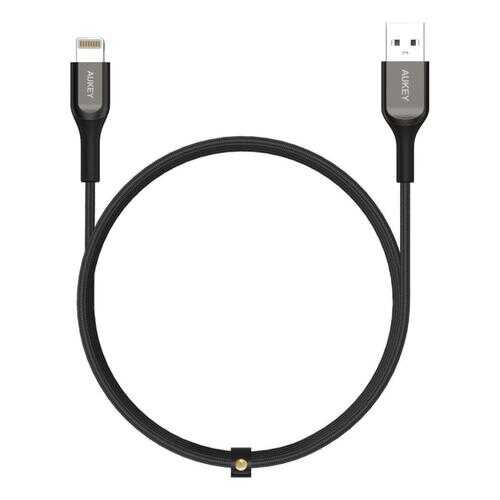 Кабель Aukey Kevlar USB-A/Lightning 1.2m Black (CB-AKL1-BL) в Фианит-Ломбард