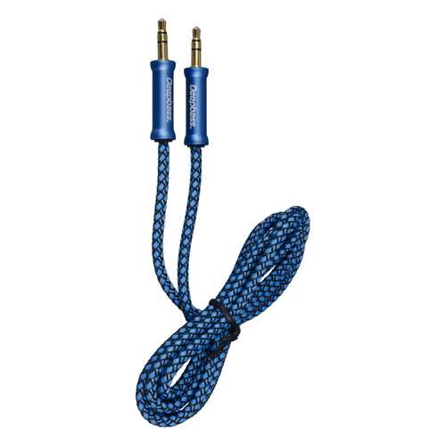 Кабель AUX AC323 Deepbass 3.5mm Плетеный Blue в Фианит-Ломбард