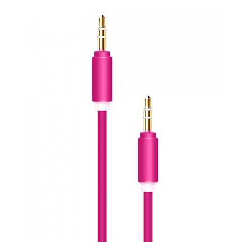 Кабель AUX Nuobi Color Pink в Фианит-Ломбард