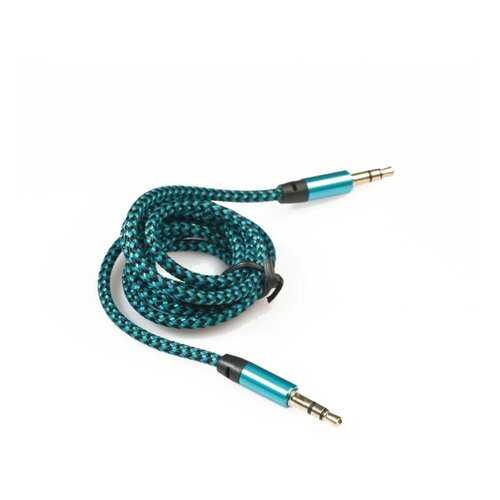 Кабель AUX Nuobi Nylon Green/Blue в Фианит-Ломбард