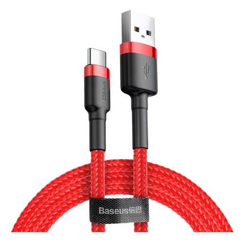 Кабель Baseus Cafule Type-C 1м Red (CATKLF-B) в Фианит-Ломбард