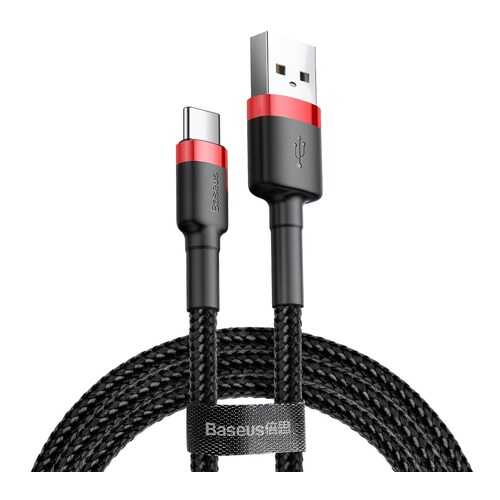 Кабель Baseus Cafule USB - Type-C 2А 3м Black/Red (CATKLF-U91) в Фианит-Ломбард