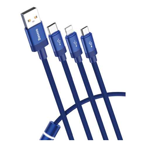 Кабель Baseus Data Faction Lightning 1.2m Blue в Фианит-Ломбард
