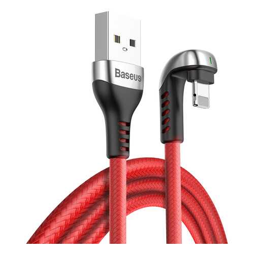 Кабель Baseus Green U-shaped lamp Mobile Game Lightning 2m Red в Фианит-Ломбард