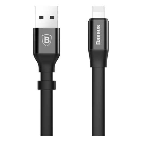 Кабель Baseus Lightning 0.23m Black в Фианит-Ломбард