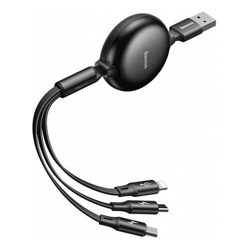 Кабель Baseus Little Octopus Lightning 1,2м Black (CAMLT-ZY01) в Фианит-Ломбард