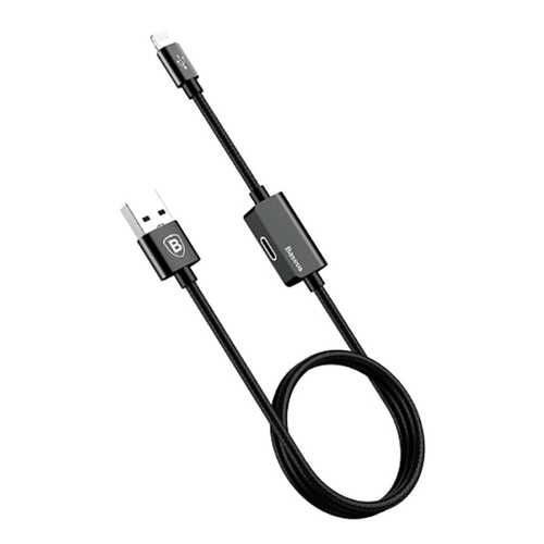 Кабель Baseus Music series Audio Cable Lightning 1m Black в Фианит-Ломбард