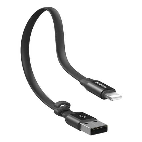 Кабель Baseus Nimble IP Portable Lightning 0,23м Black (CALMBJ-B01) в Фианит-Ломбард