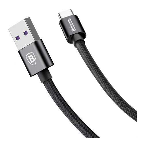 Кабель Baseus USB-Type-C Speed QC Black 1m 5А в Фианит-Ломбард