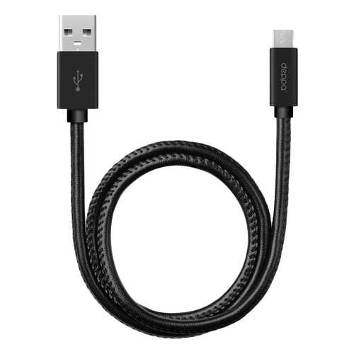 Кабель Deppa 72268 microUSB 1,2м Black в Фианит-Ломбард