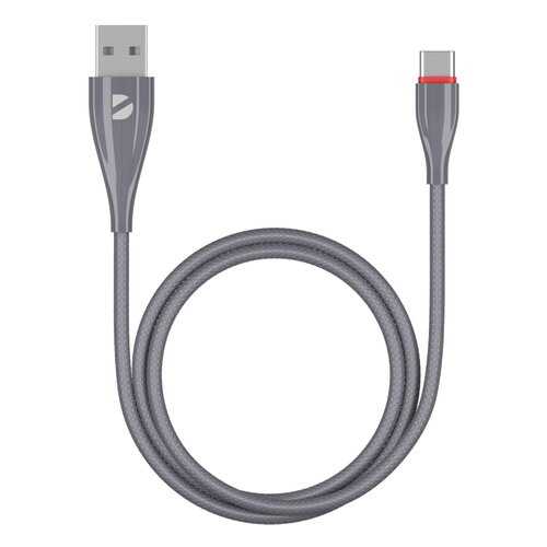Кабель DEPPA Ceramic USB - USB-C, 1м, серый/72289 в Фианит-Ломбард