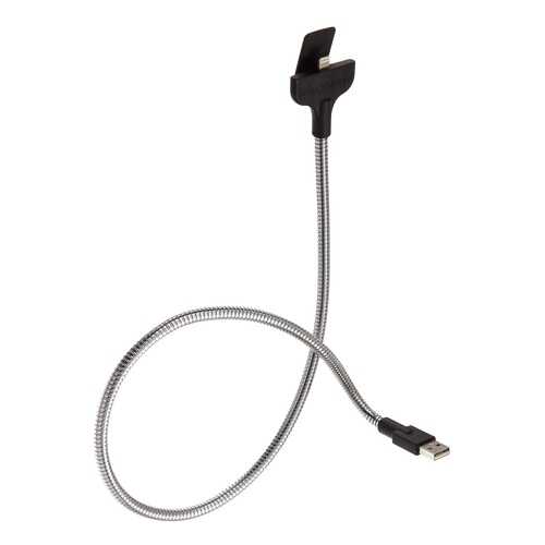 Кабель Fuse Chicken Bobine в стальной оплётке для iPhone серебристый в Фианит-Ломбард