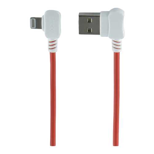 Кабель Hoco X19 Enjoy Lightning 1м White/Red в Фианит-Ломбард