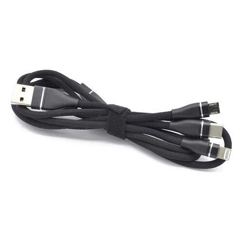 Кабель Innovation 3 в 1 1.2м Black (2A) в Фианит-Ломбард
