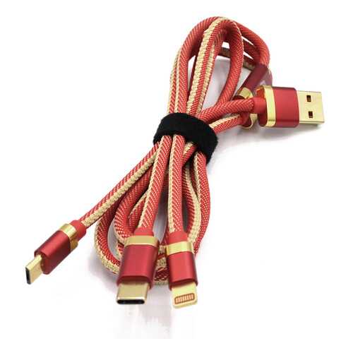 Кабель Innovation Lux 3 в 1 1.2м Red (2A) в Фианит-Ломбард