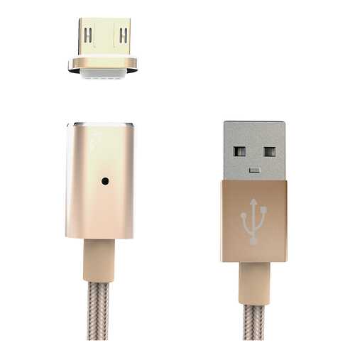 Кабель InterStep microUSB 1м Gold в Фианит-Ломбард