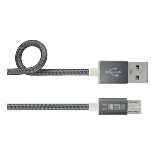 Кабель InterStep microUSB 1м Grey в Фианит-Ломбард